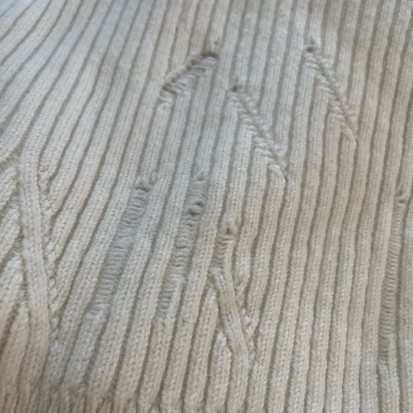 Helmet Lang distressed wool sweater - size Medium - Picture 2 of 2